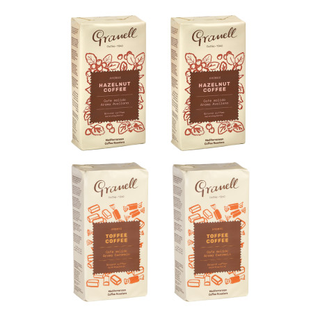 Pack ground coffee- Hazelnut and Toffee