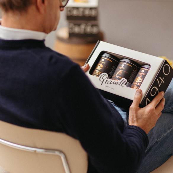 Regalos Amantes café- PACK CAFÉS EXÓTICOS - Kopi Luwak, Sulawesi y Jamaica Blue Mountain