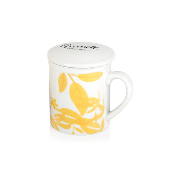Cup with Filter for Infusions - Yellow
