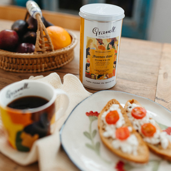 Caja Regalo Buenos dias- Regalo Gourmet para Amantes del Cafe