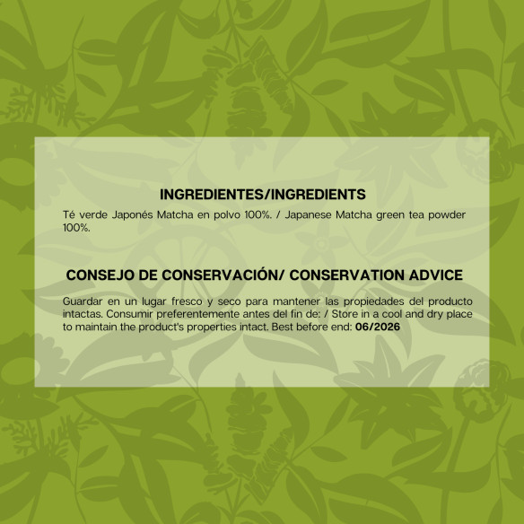Té Matcha en Polvo