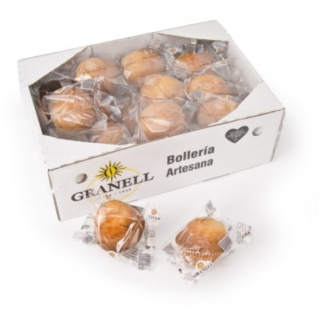 Magdalenas envasadas individualmente