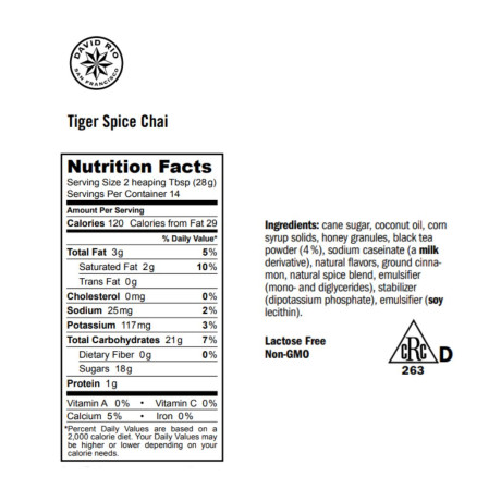 Té Chai Latte Toucan Mango Chai 398 gr 2