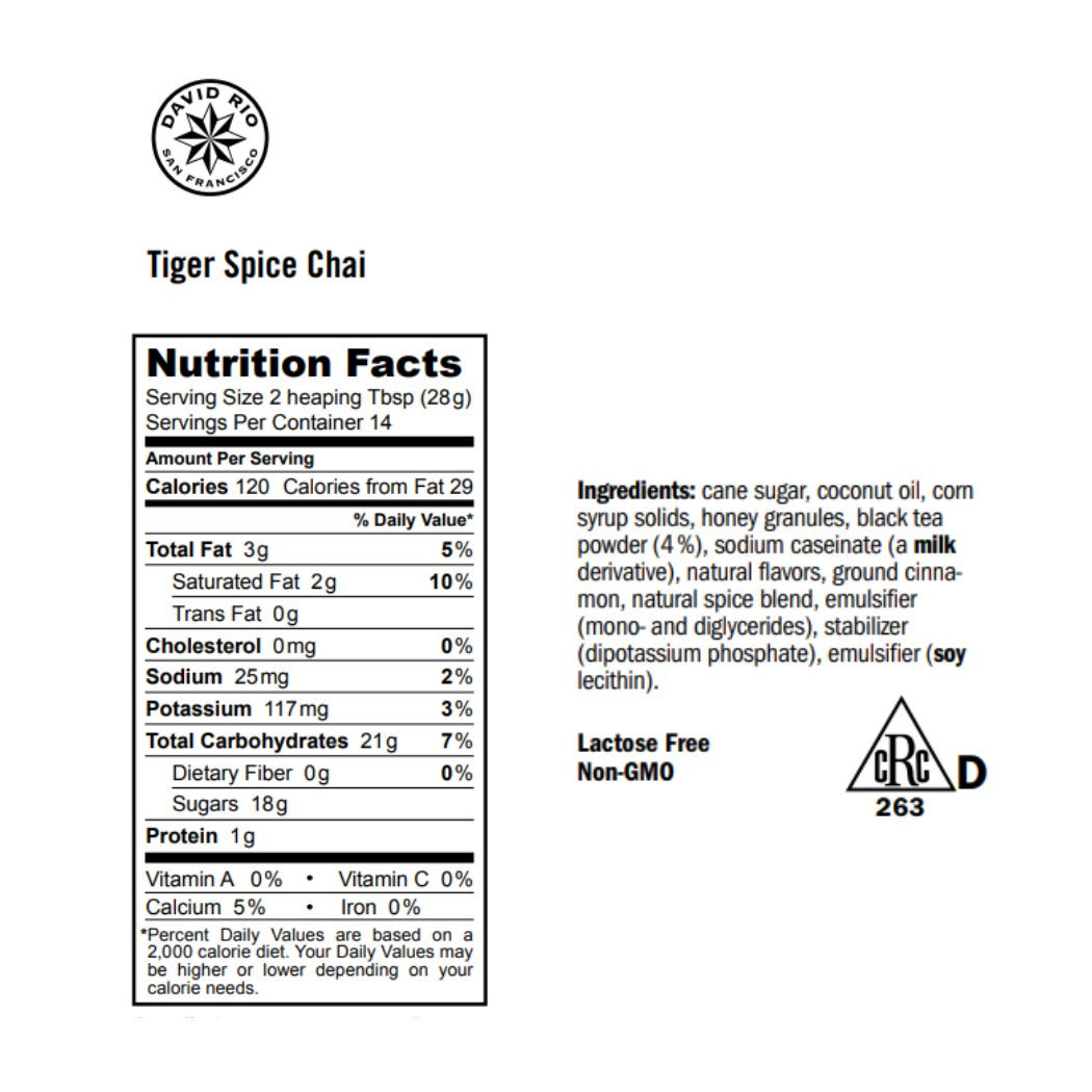 Té Chai Comprar - ingredientes