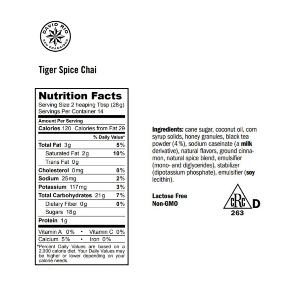 Té Chai Comprar - ingredientes