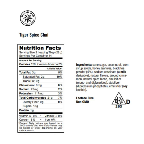 Pack Chai Latte David Rio