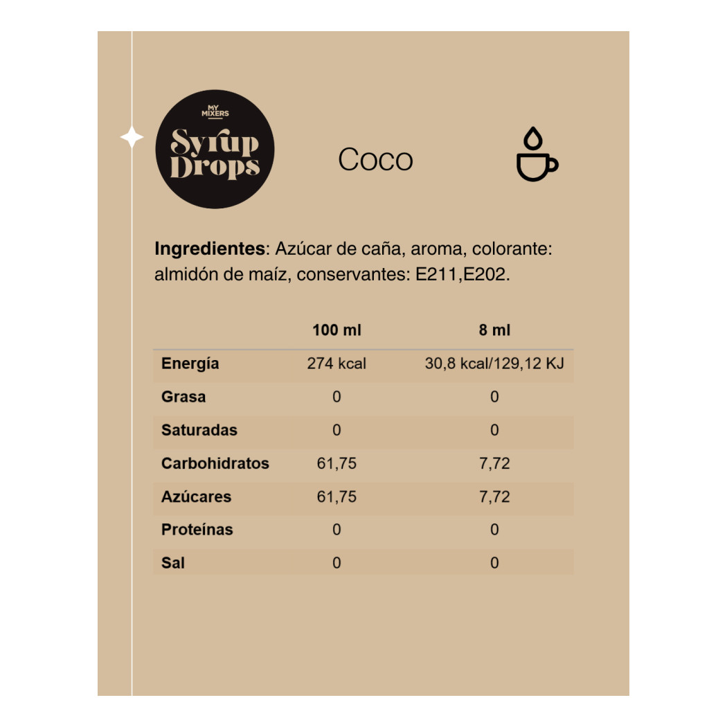 Sirope de Coco