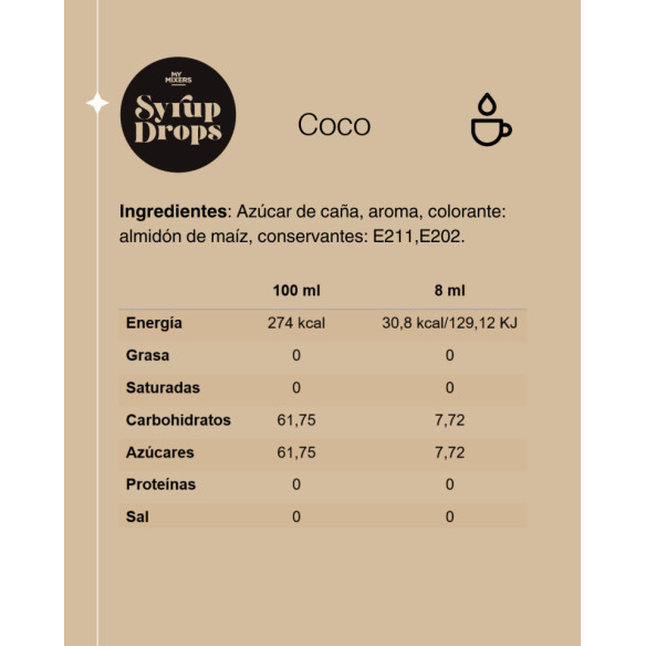 Sirope de Coco
