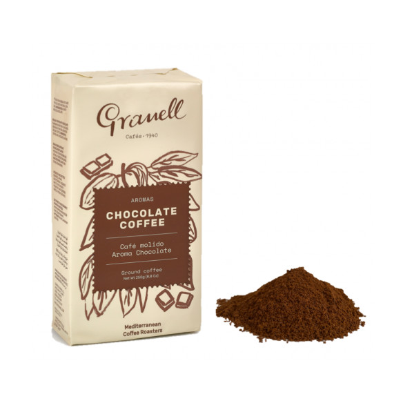 café molido aroma chocolate