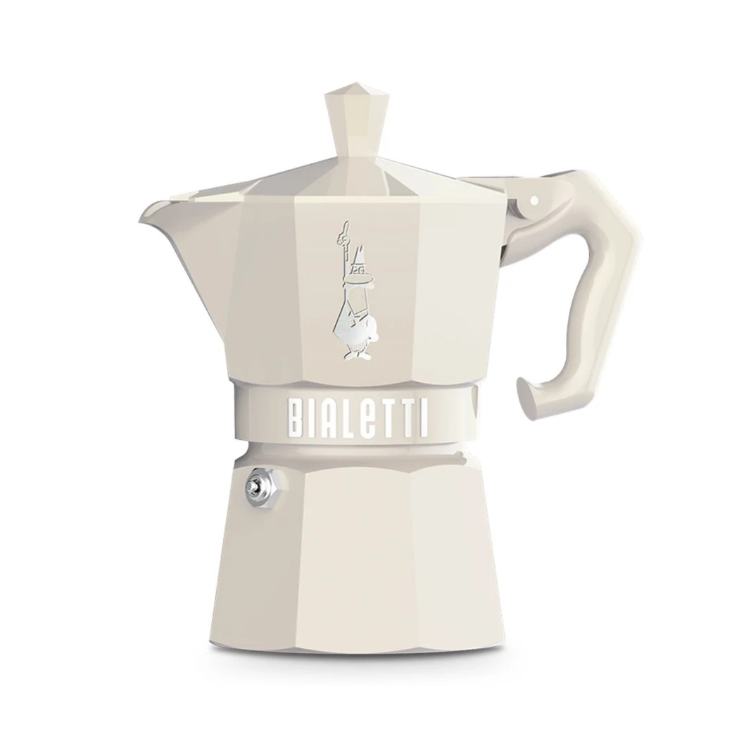 White Italian Coffee Maker