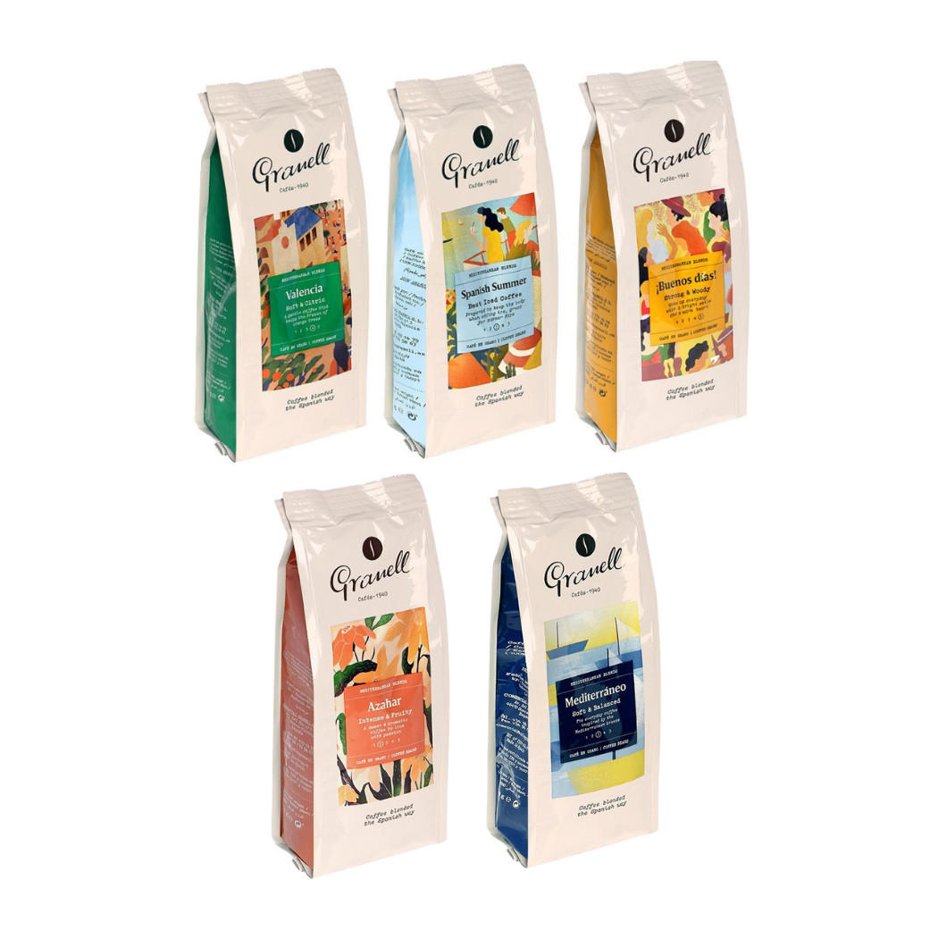 Pack Café en Grano Mediterranean Blends