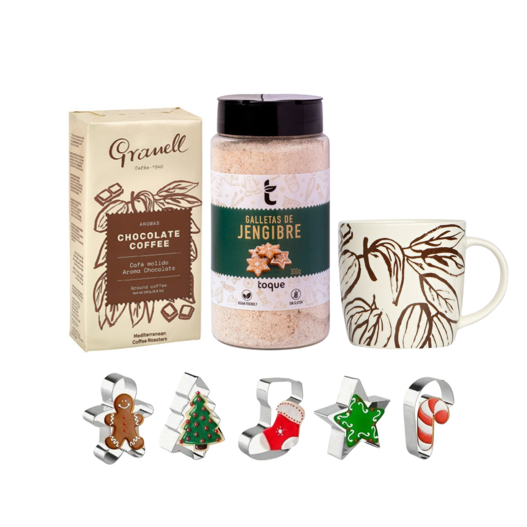 Pack Regalo Café Aroma y Preparado para Cookies