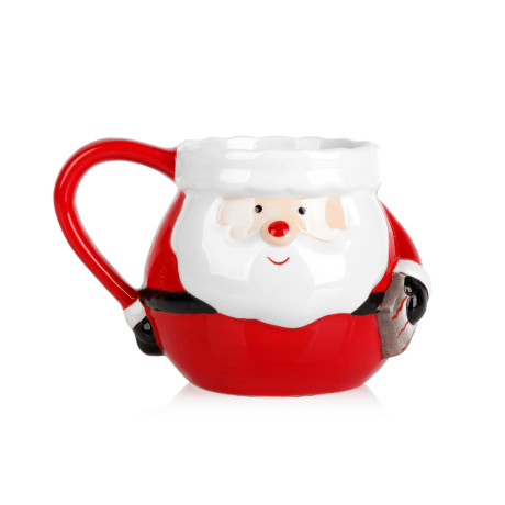 Santa Claus'un kabartmalı resmiyle özel Yılbaşı tasarımı 2