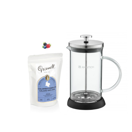 French Press Coffee Maker + Specialty Coffee Pack