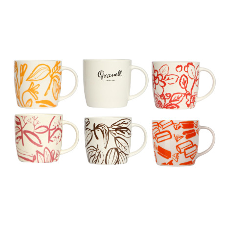 Set de tazas mug ilustradas