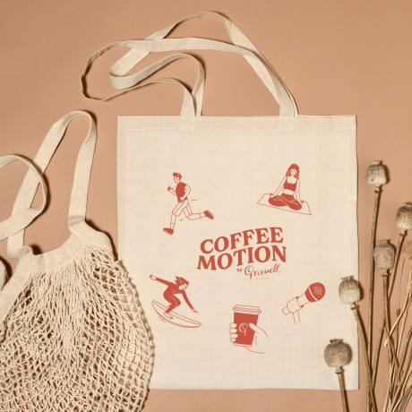 Tote Bag Coffee Motion 2