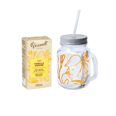 Jarra con Pajita & Café de Aroma