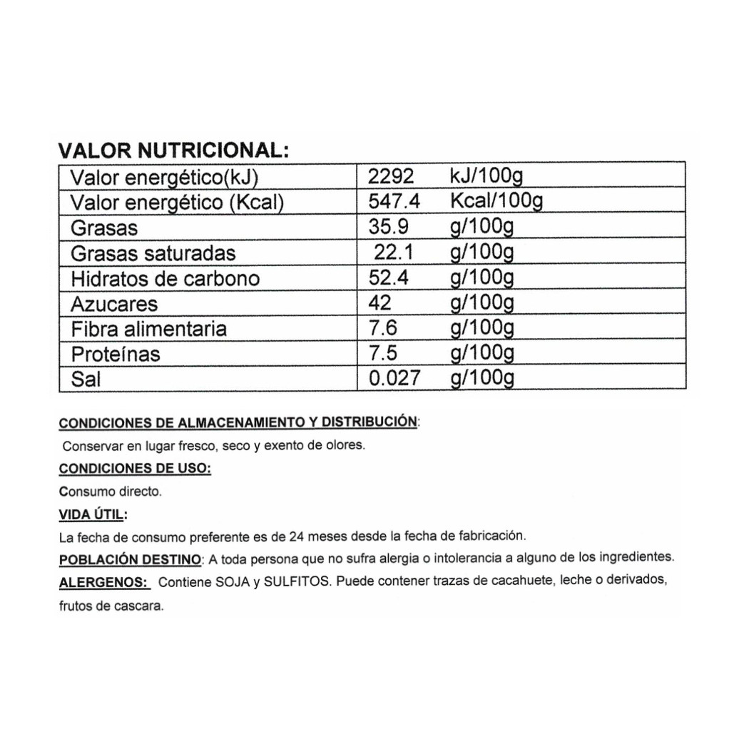 Naranja Confitada con Chocolate Negro