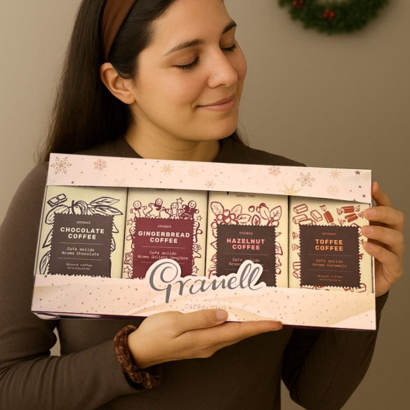 Caja Regalo para 4 Aromas | Personaliza tu regalo de café
