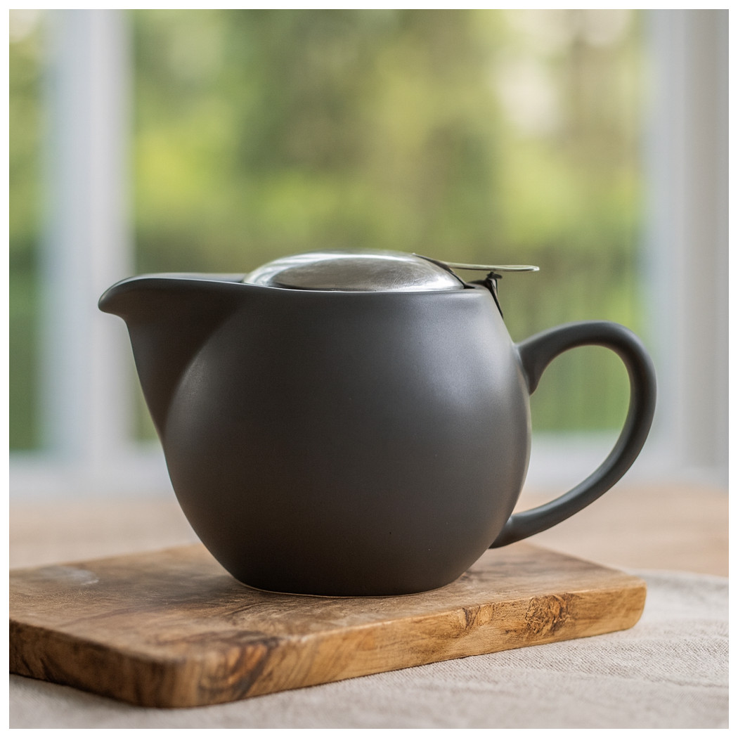 Tetera Zaara Gris – Porcelana 0,50 L