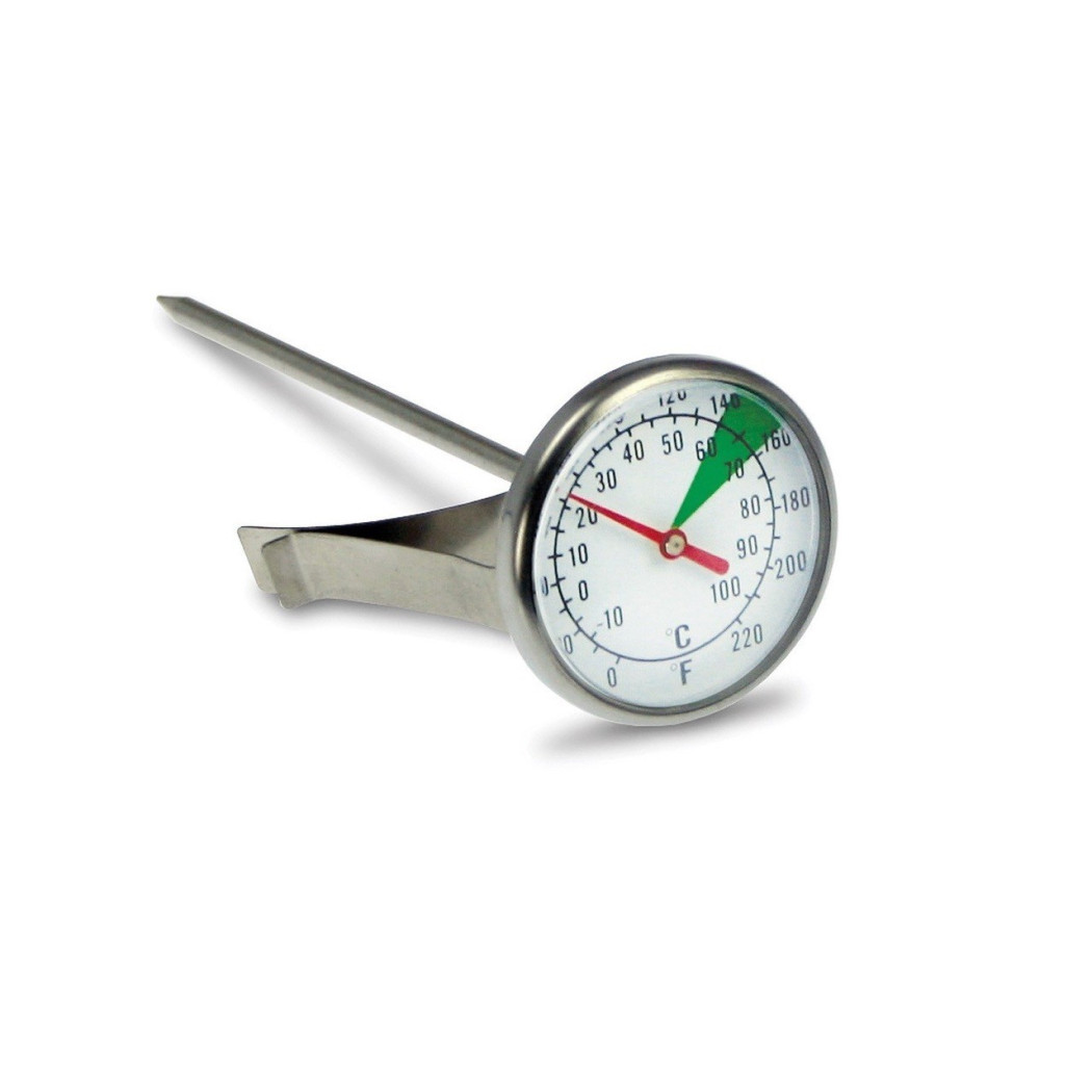 Small thermometer with clip