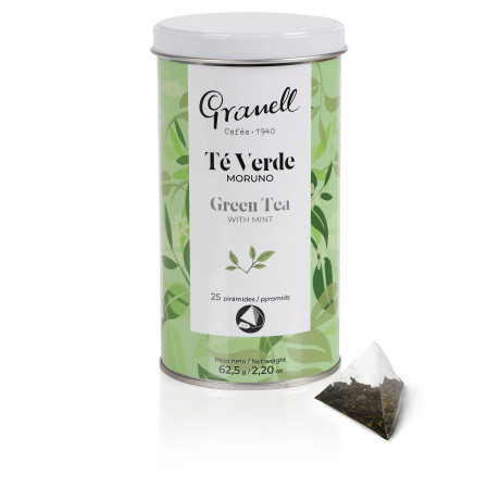 Thé Vert Moruno – 25 Sachets en Pyramide
