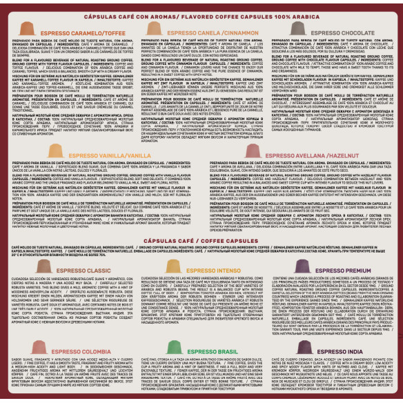 Calendario Adviento Cápsulas Café