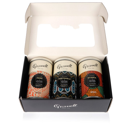 Coffret Café Moulu Origines – Guatemala, Pérou et Éthiopie 2