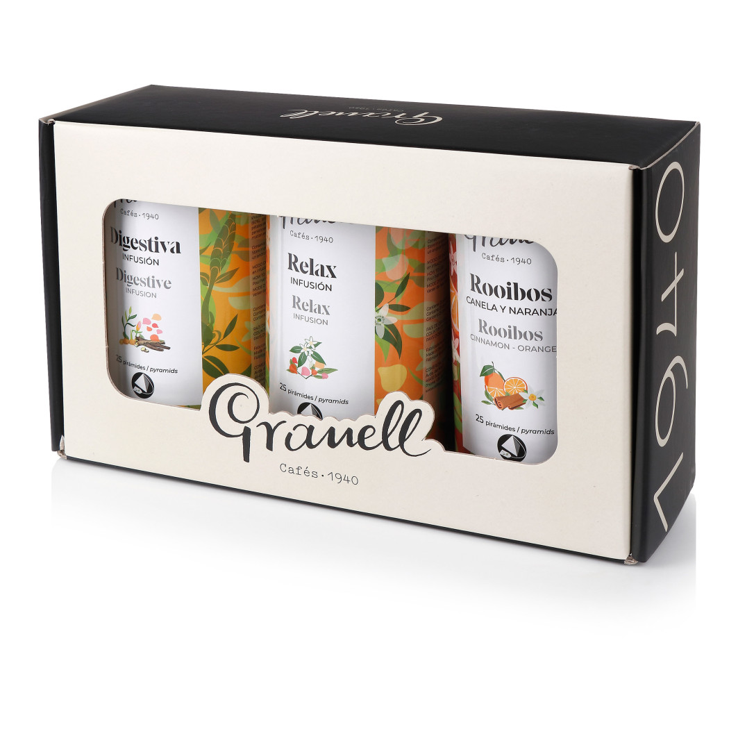 Pack infusiones- Digestiva, rooibos y relax