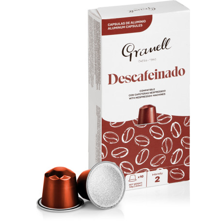 Cápsulas de café descafeinado
