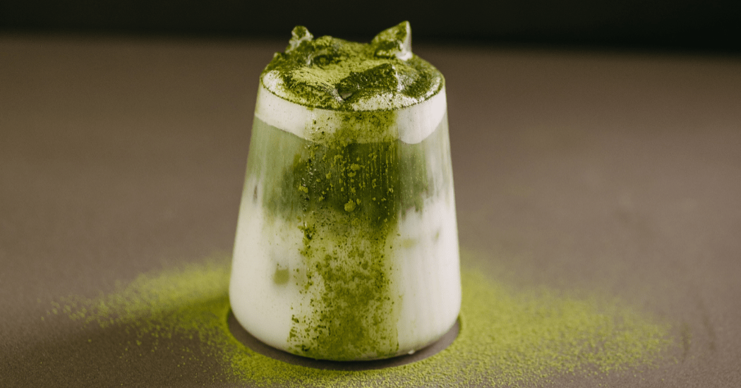 Receta Coconut Iced Matcha Latte