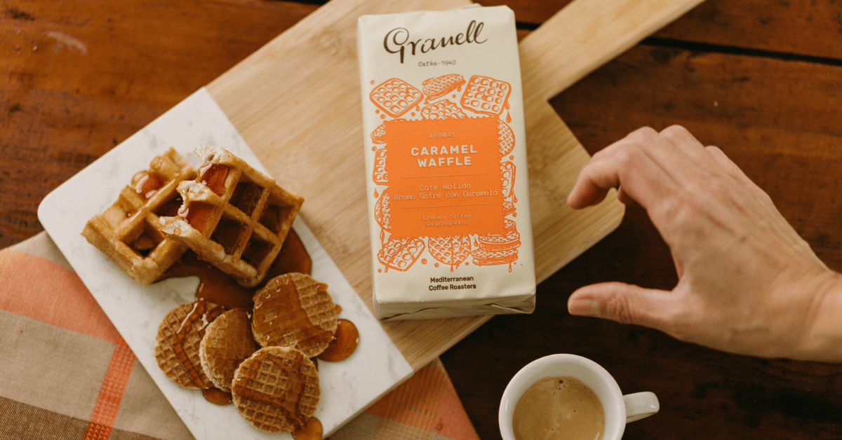 Waffle Caramel Latte